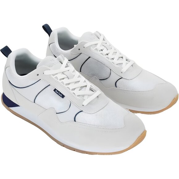 PS Paul Smith Will White Suede Low-Top Sneakers Men US 11 EU 44 - Picture 4 of 6